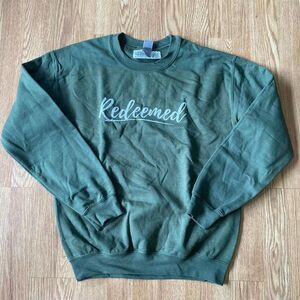 Redeemed Crewneck Military Green Small